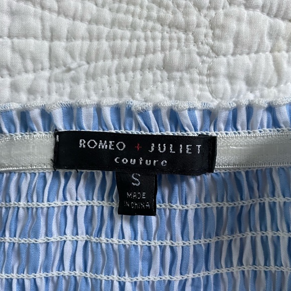 Off The Shoulder Blue Dress - Picture 3 of 3